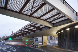 Passerelle pietonne Pave vegetal Marseille_architecte SEURA