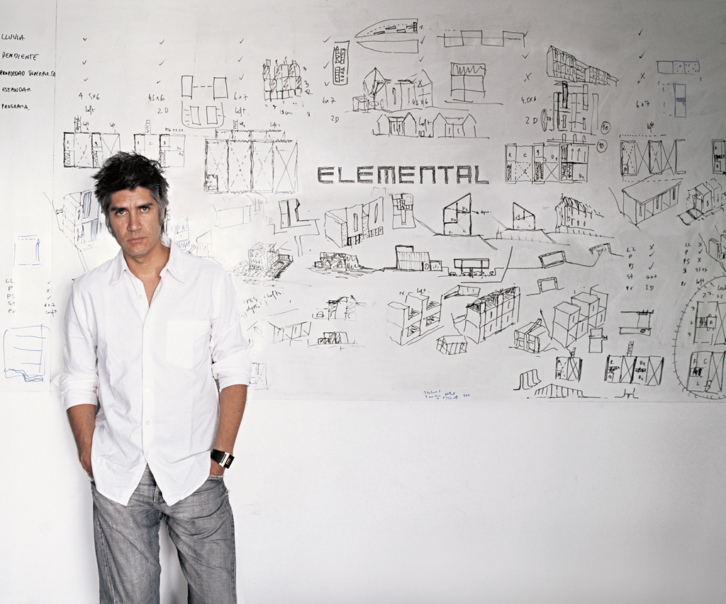 Portrait of Alejandro Aravena. Photo : Cristobal Palma