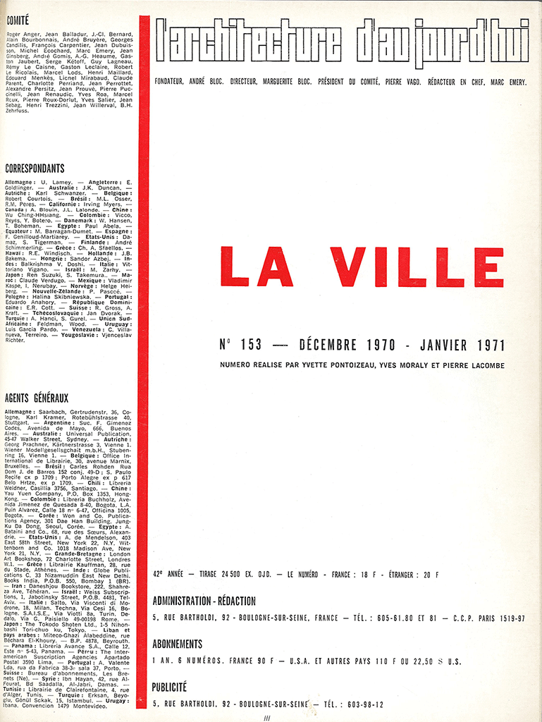 © L'Architecture d'Aujourd'hui