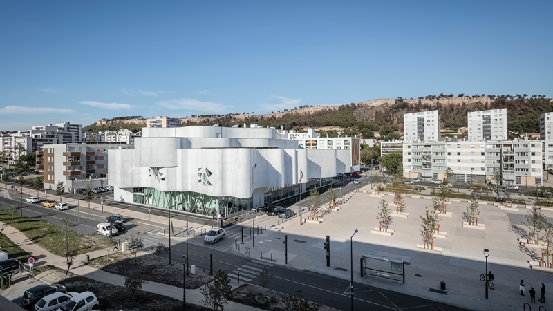 Le projet prend place dans le quartier des Pins, au sud du centre ville © Aldo Amoretti