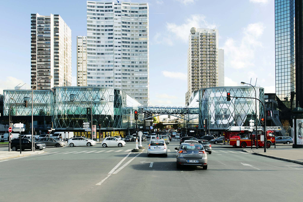 Vue d'ensemble du centre commercial Beaugrenelle, Paris © Philippe Chancel