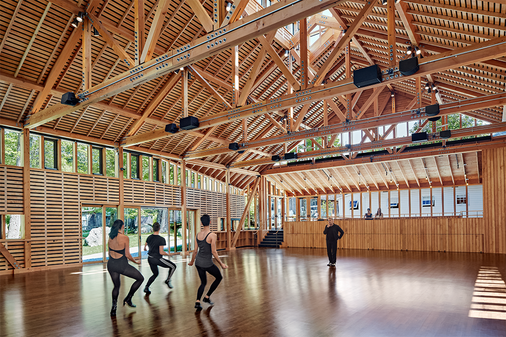 Perles Family Studio, Jacob's Pillow Dance Flansburgh Architects, © Robert Benson Photography