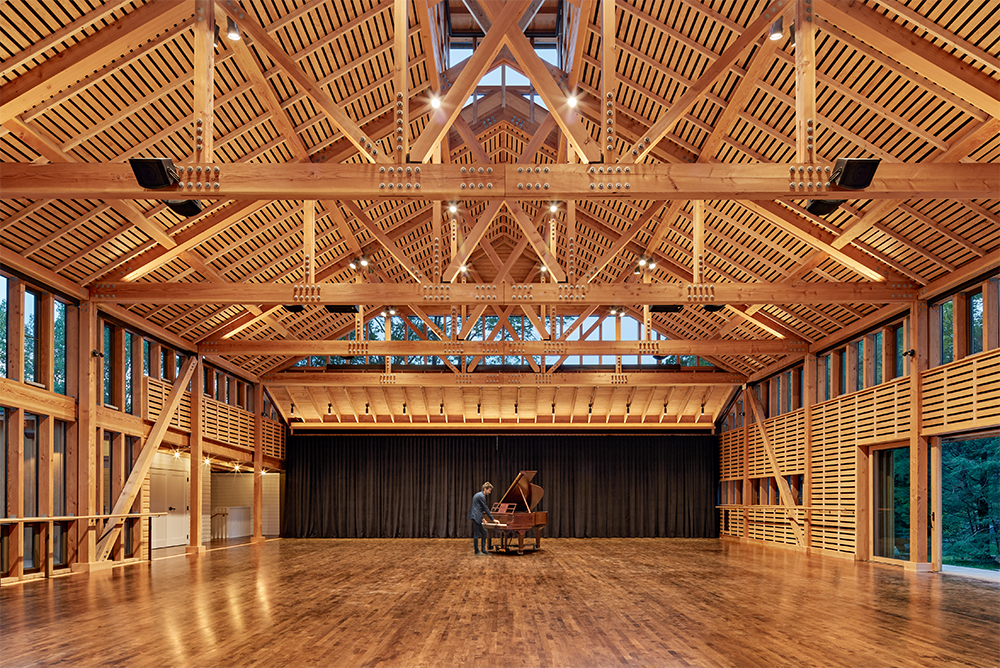 Perles Family Studio, Jacob's Pillow Dance Flansburgh Architects, © Robert Benson Photography