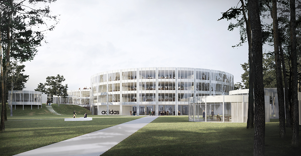 Siège d’Adidas, Allemagne, 2014 © Parc architectes
