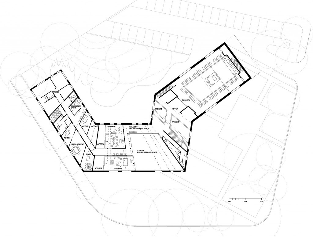 First floor plan © Manuel Herz Architects