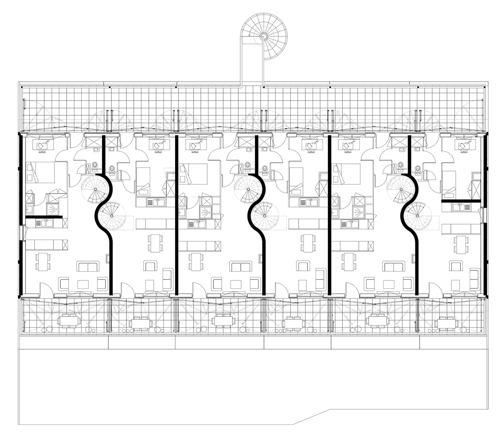 First floor plan © Manuel Herz Architects
