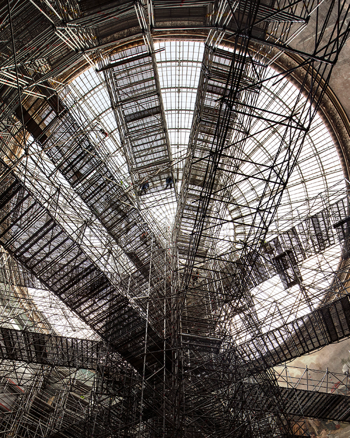 Collection Pinault museum - construction work © Patrick Tourneboeuf