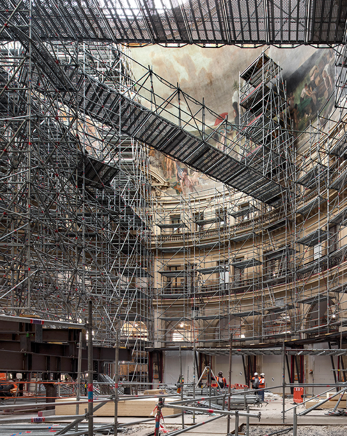 Collection Pinault museum - construction work © Patrick Tourneboeuf