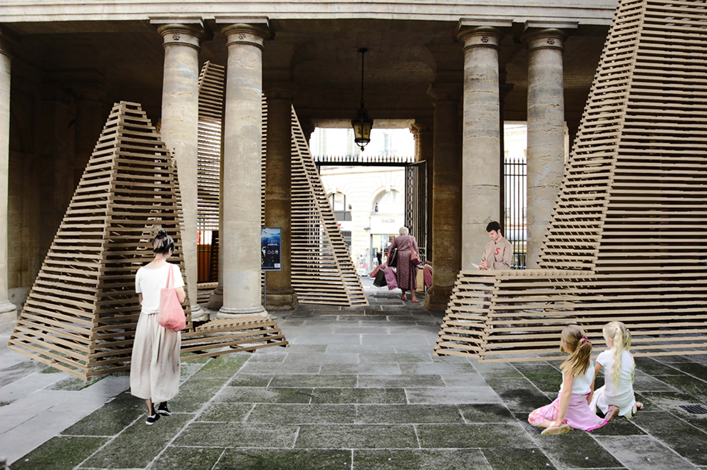 Pavillon du FAV : Prisme © Atelier vecteur + Jose Luis Torres + Karole Biron