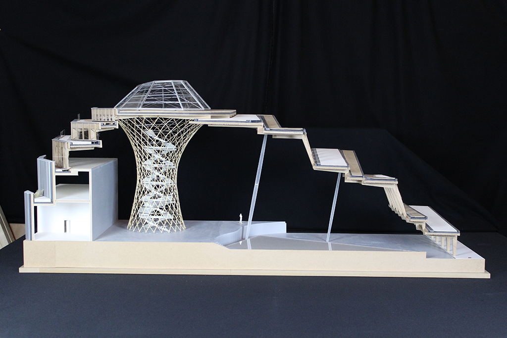 Maquette-coupe - Jacques Ferrier Architecture © Hugo Deniau