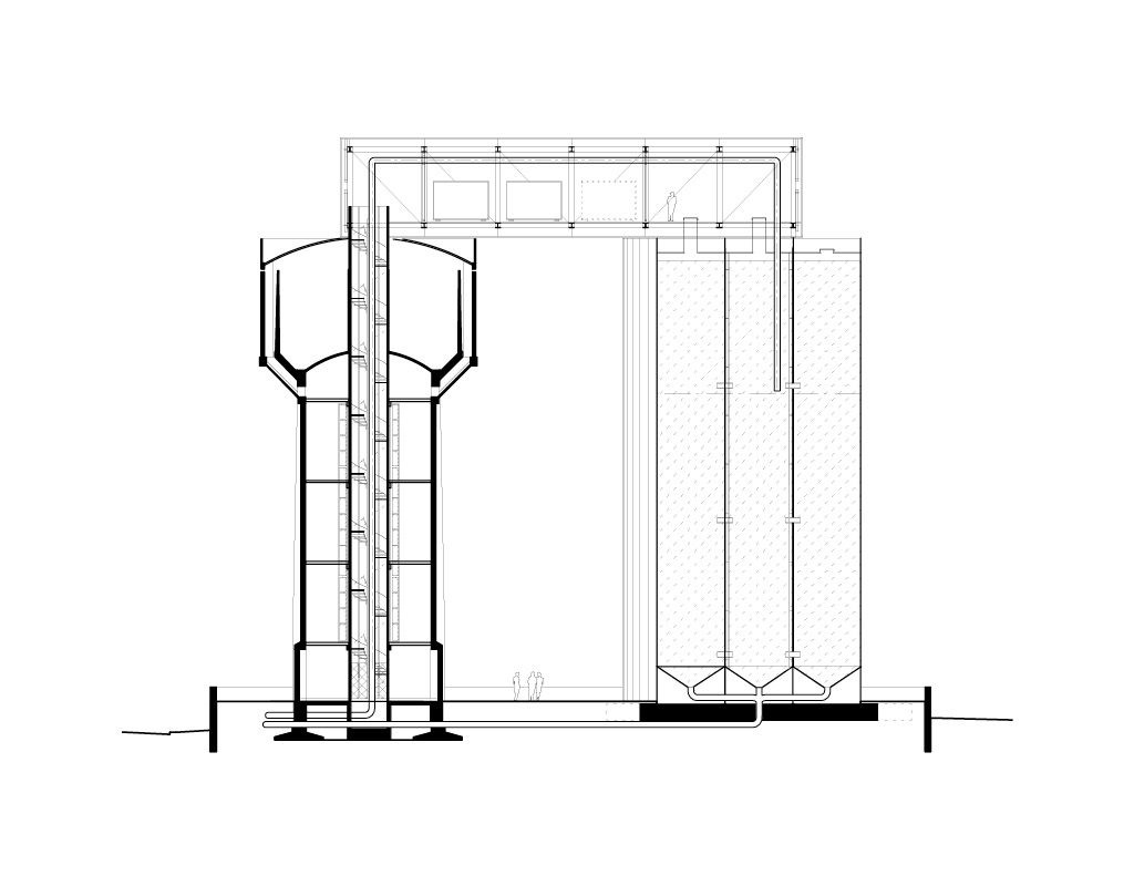 Coupe du Château d'eau © OFFICE in collaboration with KCAP