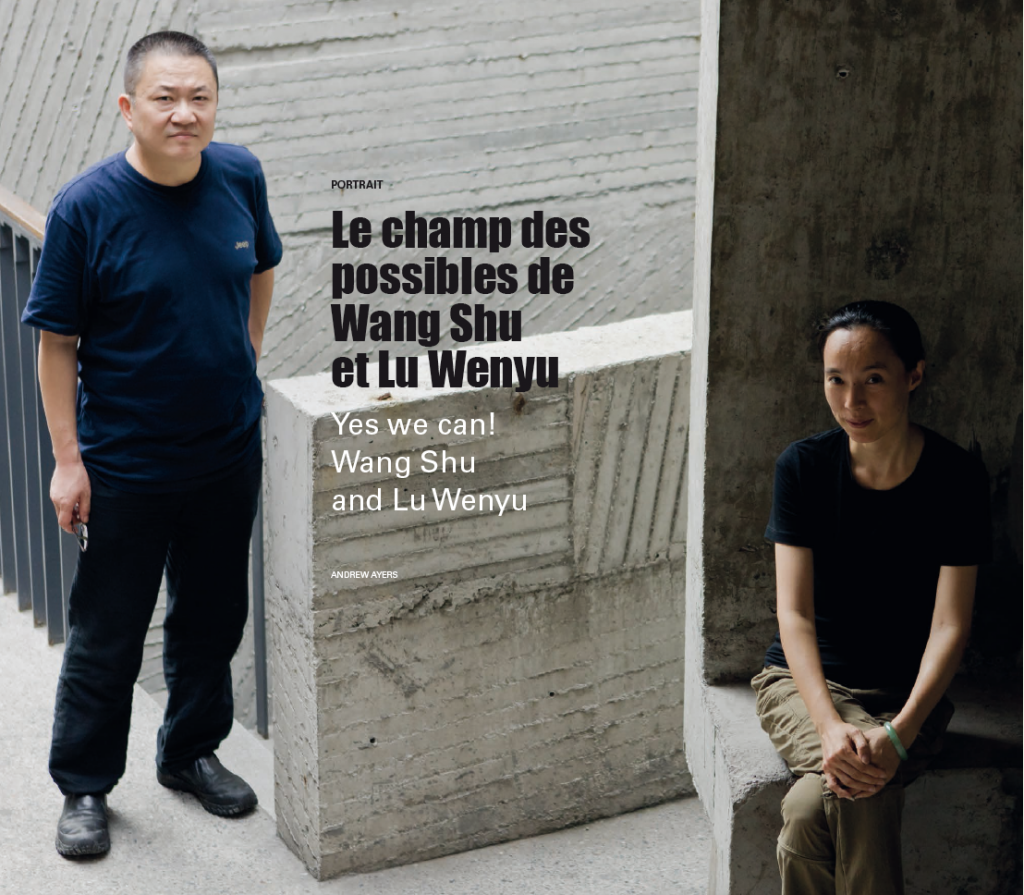 Wang Shu et Lu Wenyu, along Zhongshan Road, a historic street in Hangzhou they renovated in 2009 © Iwan Baan