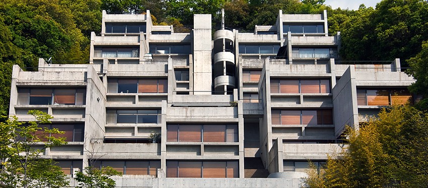 Tadao Ando, ensemble d’habitations Rokko, Kobe, Japon, 1981-1998 © The Rokko Apartment