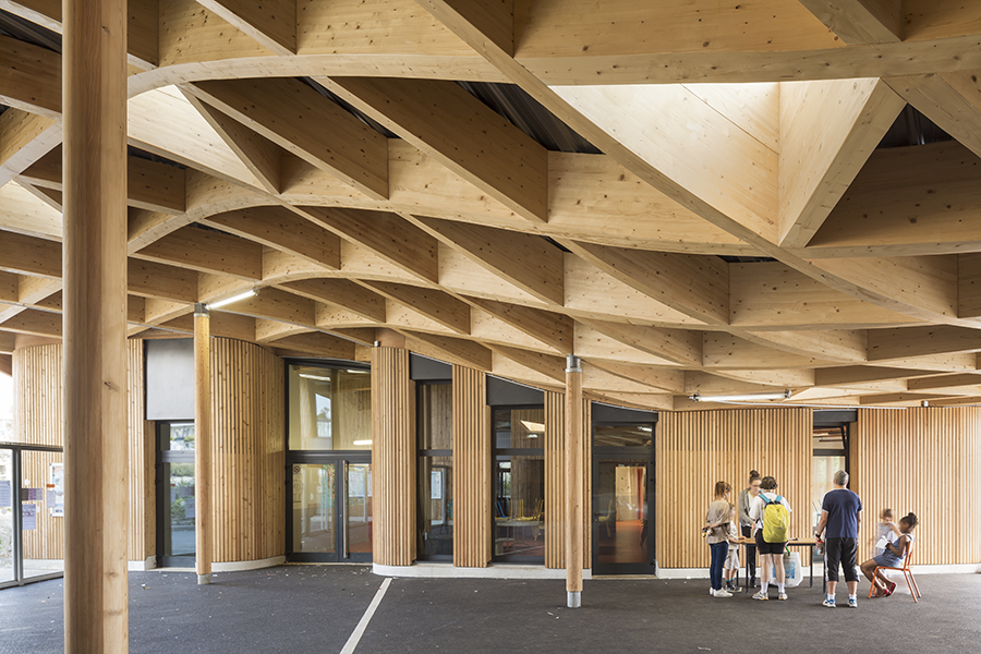 Groupe scolaire Jules Verne, Châtenay Malabry, 2016 © Sergio Grazia