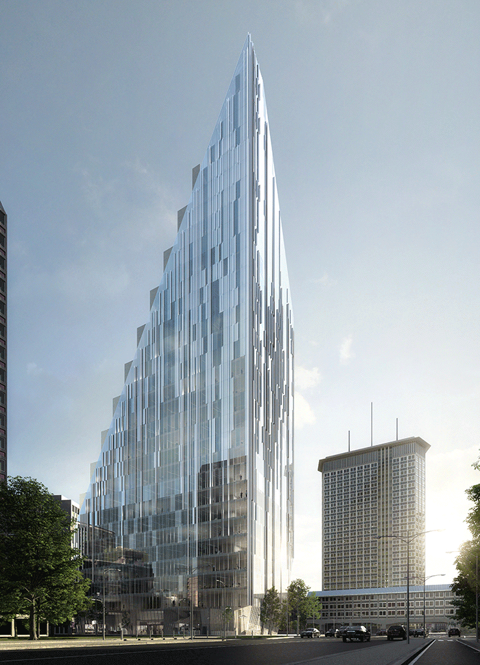 Tour de bureaux GIOIA20, Milan © Atelier(s) Alfonso Femia & Diorama
