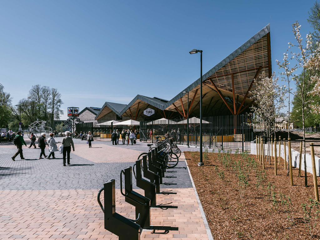 Halles, Baltic Station Market, Tallinn, Estonie, 2017 © KOKO architects + Tonu Tunnel
