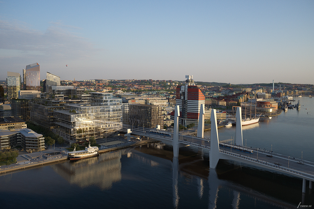 Programme mixte Platinan, Suède, livraison prévue en 2019 © EGA Erik Giudice Architecture