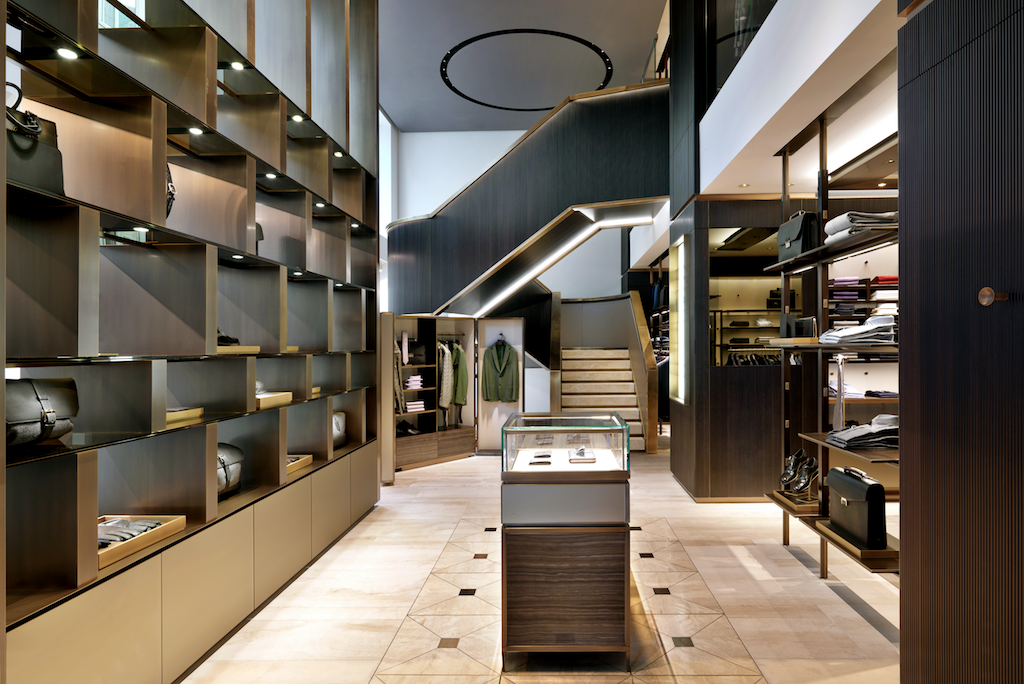 Flagship Store Brioni, Milan, 2014 © Andrea Martiradonna