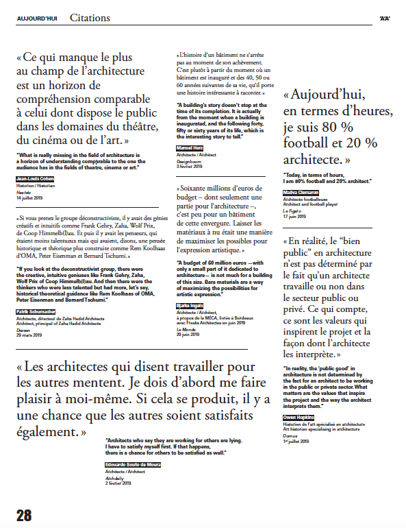 L Architecture D Aujourd Hui Les Citations Du N 432 L Architecture D Aujourd Hui
