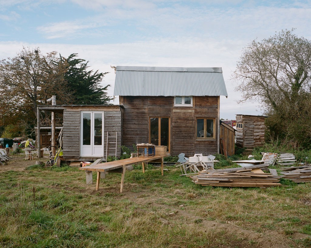 © Cyrille Weiner, Notre-Dame-des-Landes ou le métier de vivre, l'arrière de Saint Jean du Tertre, ZAD de Notre-Dame-des-Landes, novembre 2016