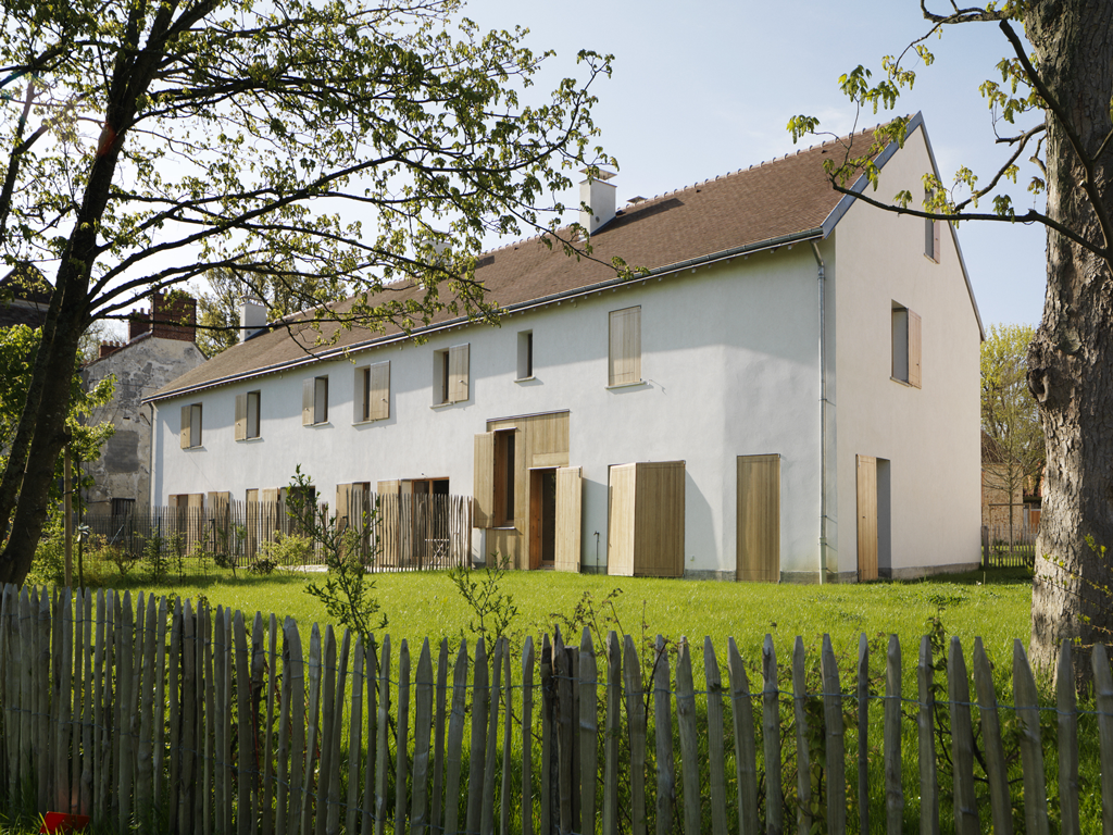 Dumont Legrand Architectes, 10 logements en béton de Chanvre aux Loges-en-Josas, Yvelines, 2015