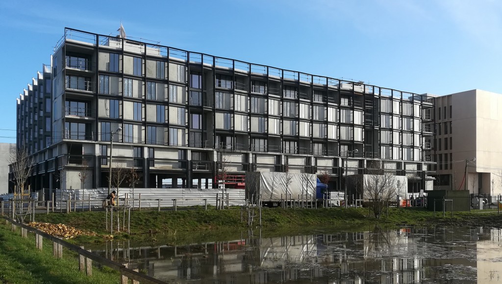 CANAL architecture – résidence pour étudiants sur le plateau de Saclay - Projet en partie réversible suspendu le temps du confinement
