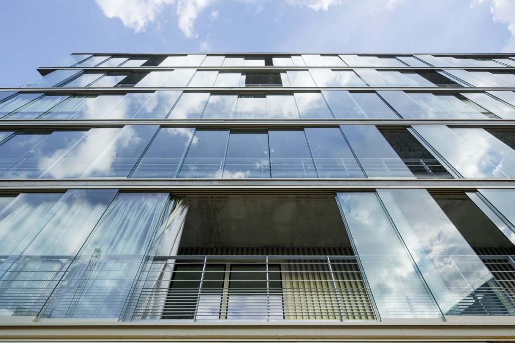 Construction des logements collectifs Montmartre Housing, Paris (juin 2016).  Architectes : Atelier Kempe Thill (Mandataire) - FRES Architectes (Associé) ©TECHNAL - photographe U. SCHWARZ 