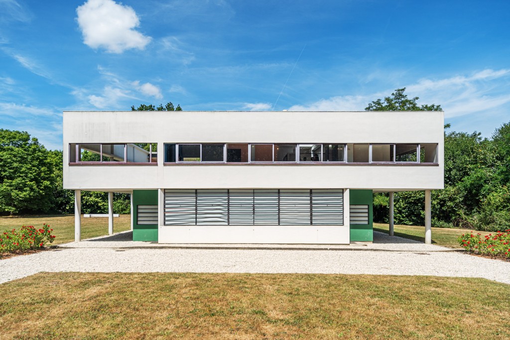 Les 5 points de l’architecture moderne en pratique, Villa Savoye, Poissy, le Corbusier, 1928-1931 Photos © Pierre Chatel-Innocenti 