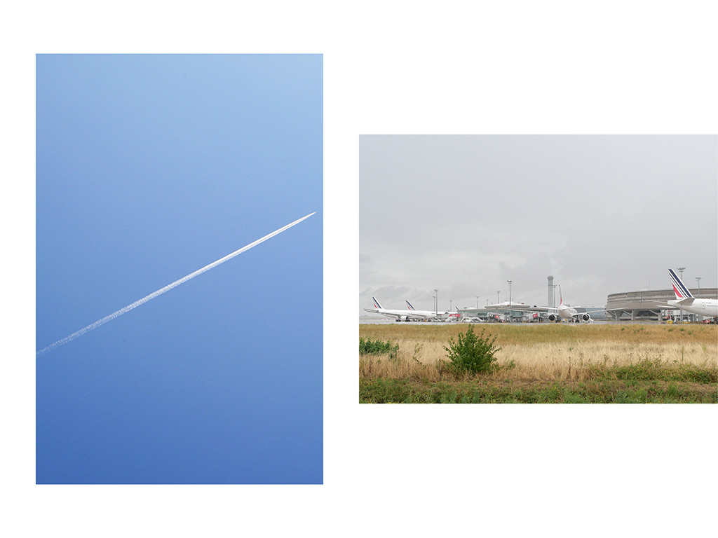 Ciel bleu, Paris / Terminal 1, Aéroport Charles de Gaule, Roissy © Vanessa Bosio