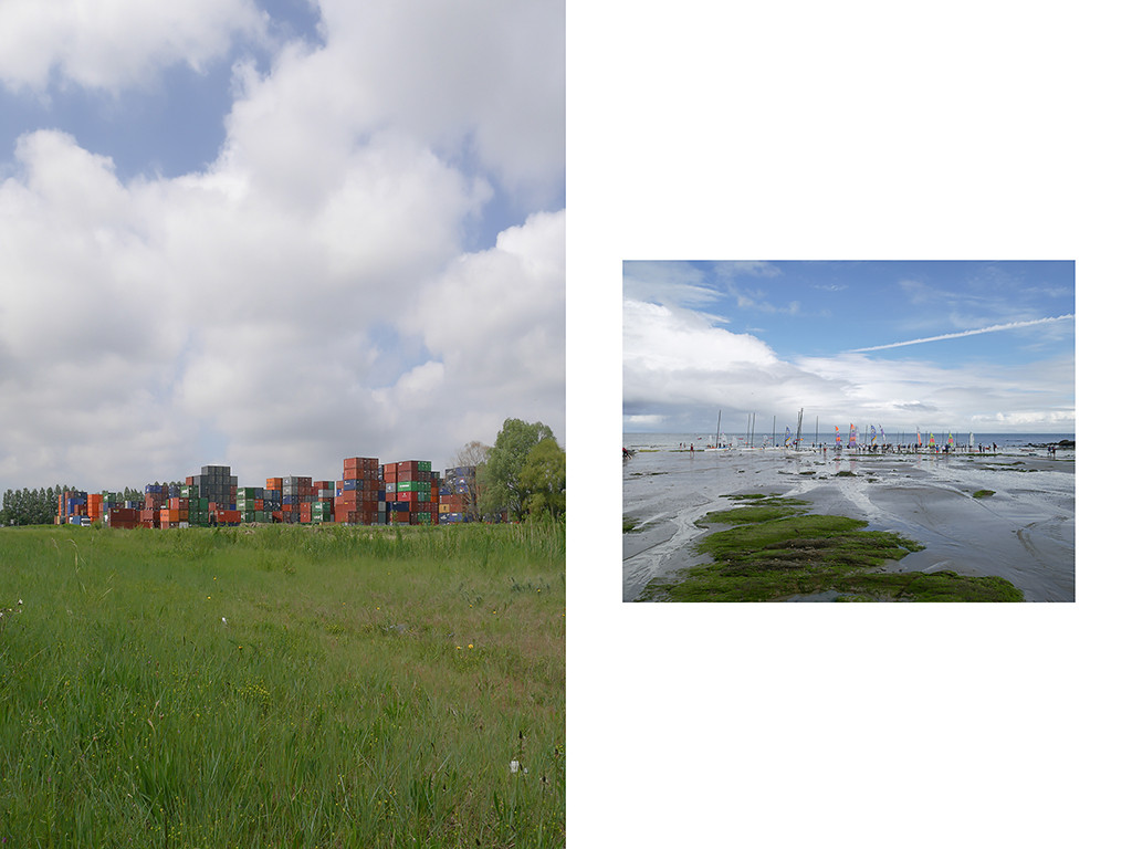 Contenaires, Le Havre / Hobie cat, Ile d’Yeu © Vanessa Bosio