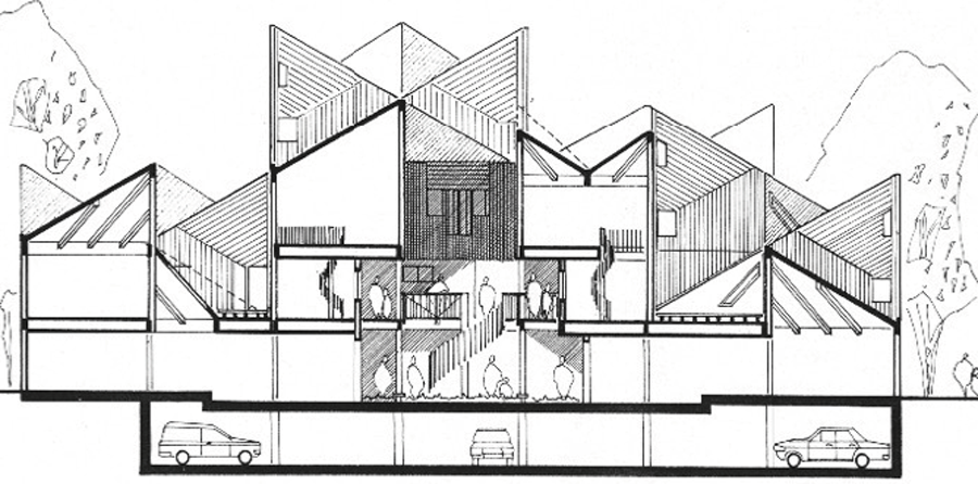 Logements de la pièce pointue © Iwona Buczkowska 