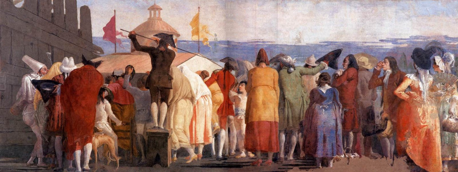 Giandomenico Tiepolo, Il Mondo nuovo, 1791