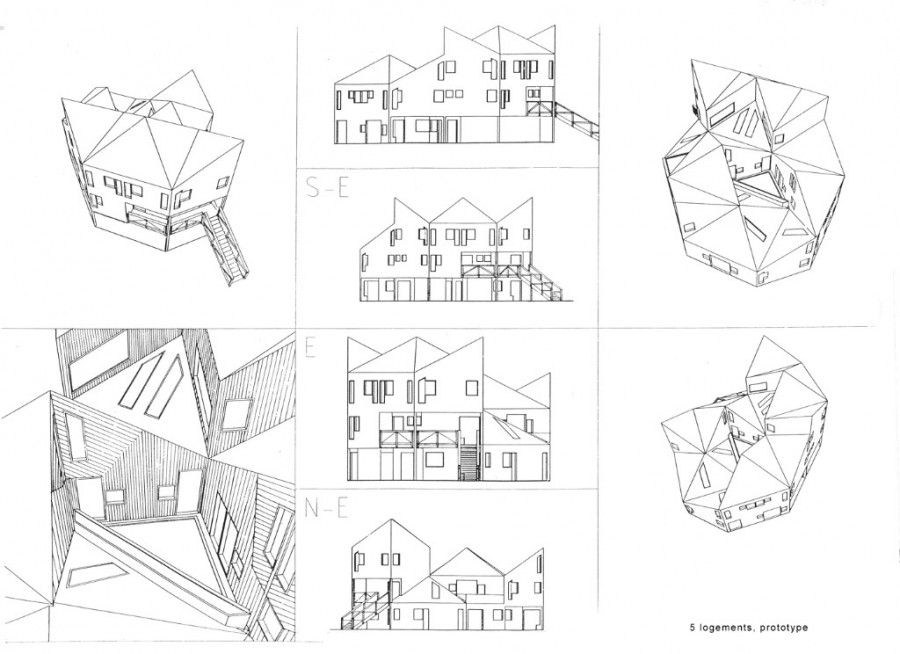 Logements de la Pièce Pointue © S Radouan