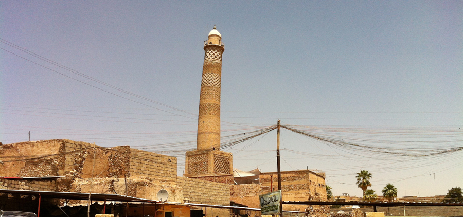 Al-Nouri mosque in Mosul, before its destroyed| © Faisal Jeber on Wikicommons