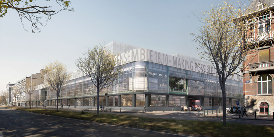 Noaarchitecten, EM2N, Sergison Bates Architects, Kanal - Centre Pompidou, quai de Willebroeck. Bruxelles, 2017- en cours | © Secchi Smith